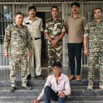 The accused who absconded after committing a deadly attack was arrested within 24 hours, he attacked a youth with a knife who came to resolve the dispute