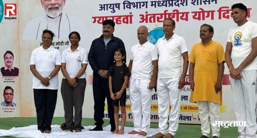 7 year old Falguni Dubey became an inspiration on International Yoga Day, showed amazing yoga skills