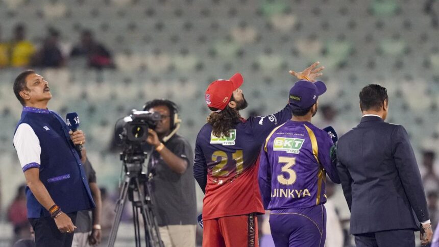 IPL 2026 | RCB opts to field in rain-delayed clash against KKR