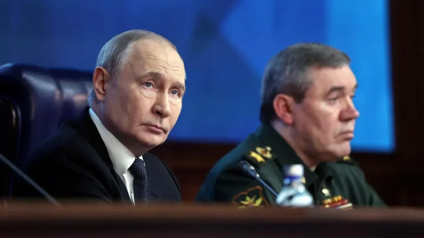 Russian forces took 1,700 square km of Ukraine so far this year, Gerasimov says