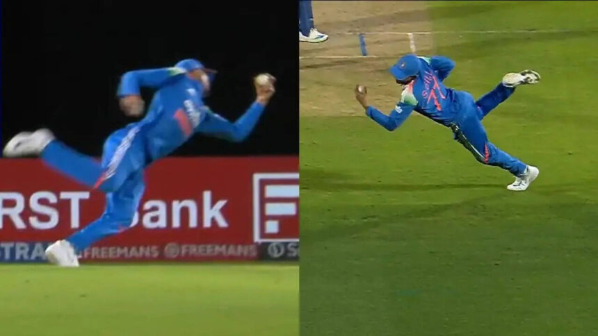 Outstanding! Gill takes one-handed blinder in 1st ODI - Watch