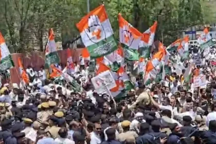 NEET पेपर लीक को लेकर जयपुर में कांग्रेस का बड़ा प्रदर्शन, बीजेपी मुख्यालय की ओर मार्च के दौरान हंगामा