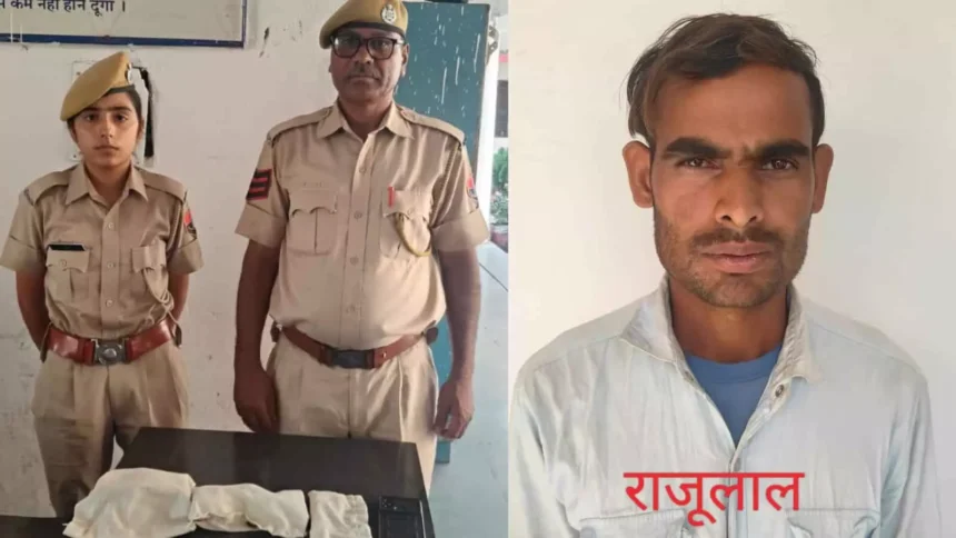 झालावाड़: अकलेरा में 10 ग्राम स्मैक के साथ तस्कर गिरफ्तार, नगदी बरामद