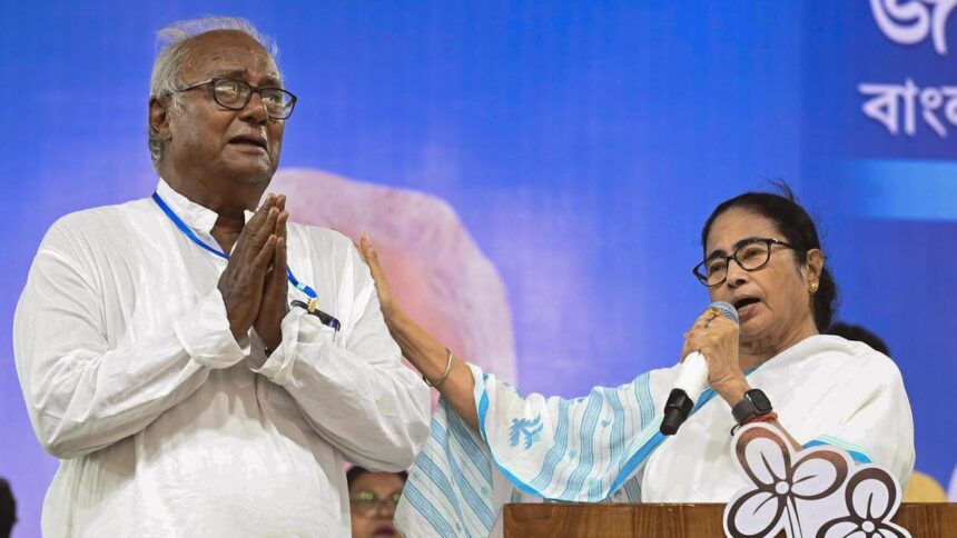TMC calls rebels' NCPI merger 'ridiculous'; BJP says exodus reflects party's ideological vacuum