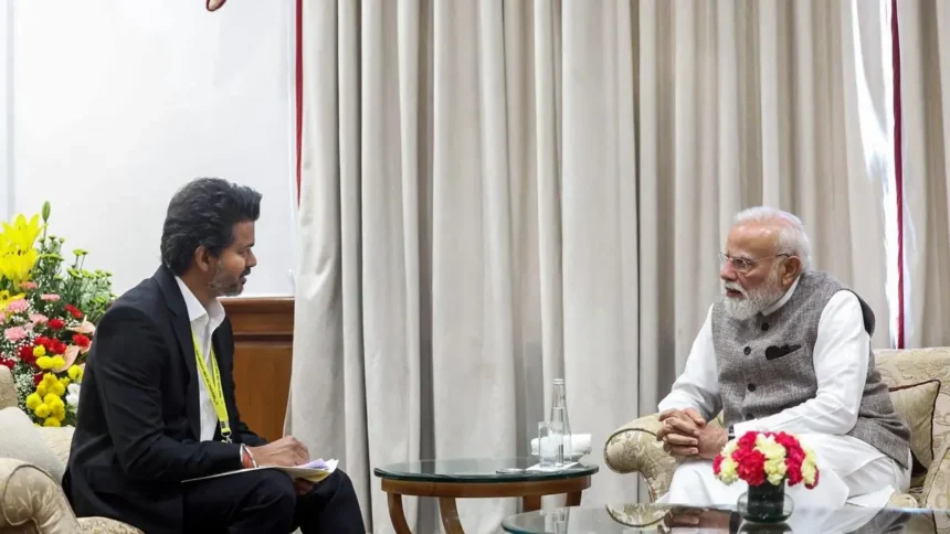 Tamil Nadu CM Vijay meets PM Modi in Delhi