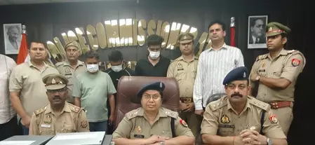 नोएडा में गाड़ी का शीशा तोड़कर लैपटॉप चोरी करने वाले गैंग का पर्दाफाश, तीन आरोपी गिरफ्तार