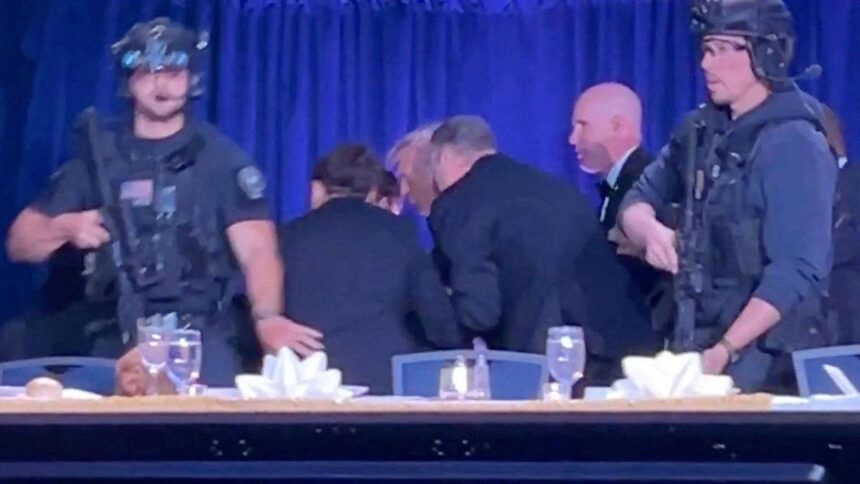 Trump safe after reported shooting scare at White House Correspondents’ Dinner