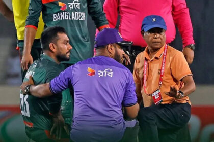Mehidy Hasan Miraz rushed to hospital after Bangladesh's series win over Australia
