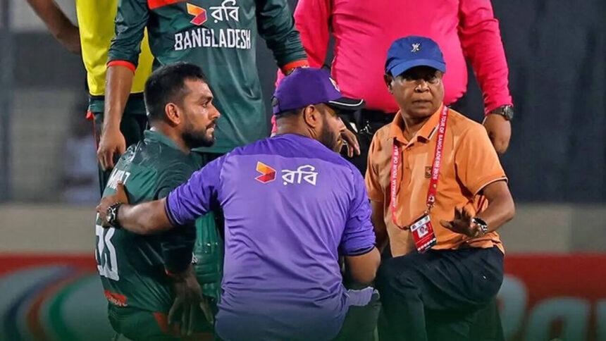 Mehidy Hasan Miraz rushed to hospital after Bangladesh's series win over Australia