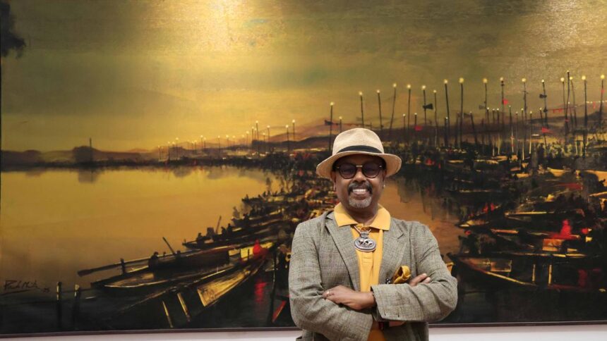 The new Noida International Airport is graced with Paresh Maity’s paintings