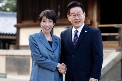 Japanese PM visits South Korea for second phase of ‘hometown summits’ with President Lee