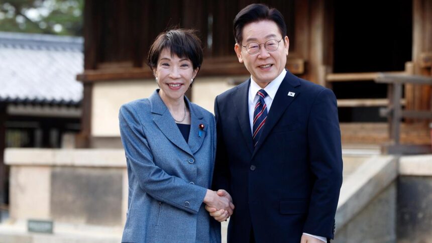 Japanese PM visits South Korea for second phase of ‘hometown summits’ with President Lee