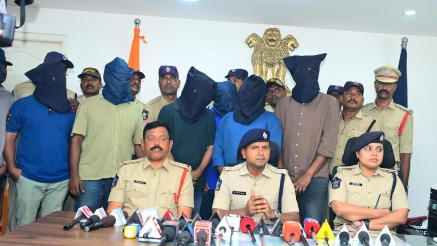 Sathya Sai police arrest seven in twin highway dacoity cases