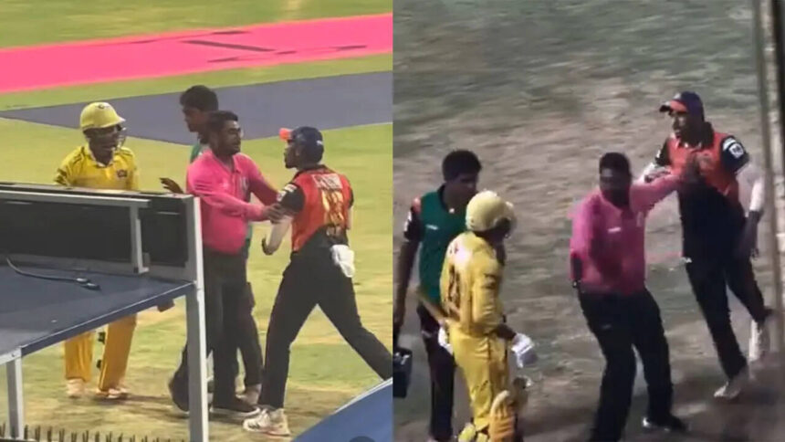 Watch: Tempers explode near dugout in thrilling T20 Mumbai League final at Wankhede