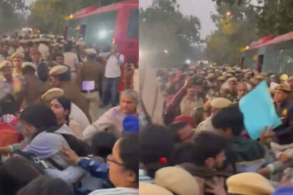 ‘Help us breathe’: Parents, kids, activists detained during India Gate 'clean-air protest' in Delhi