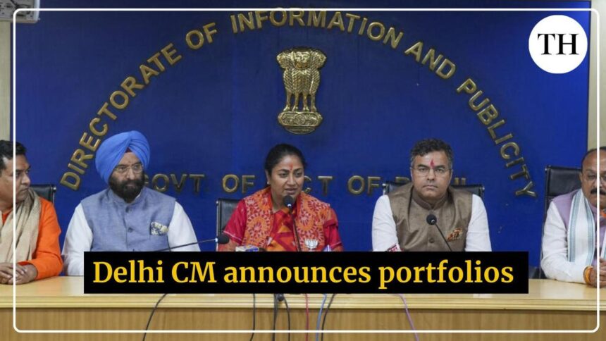 Watch | Delhi CM Rekha Gupta announces cabinet portfolio allocation: Who got what portfolio?