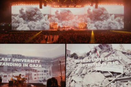 The Strokes torch U.S. imperialism at Coachella with Gaza montage and CIA takedown