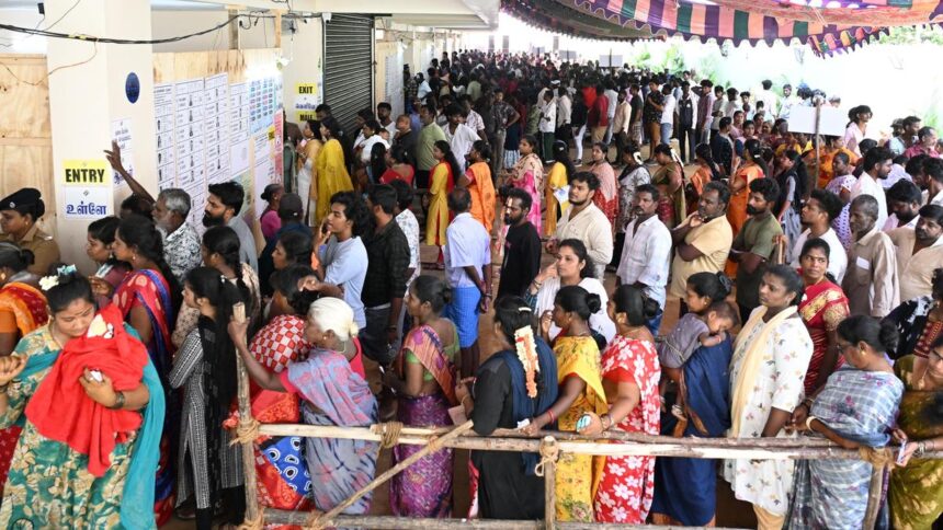 T.N. Assembly elections: Over 50 lakh more voters exercise their franchise this time compared to 2024 Lok Sabha polls