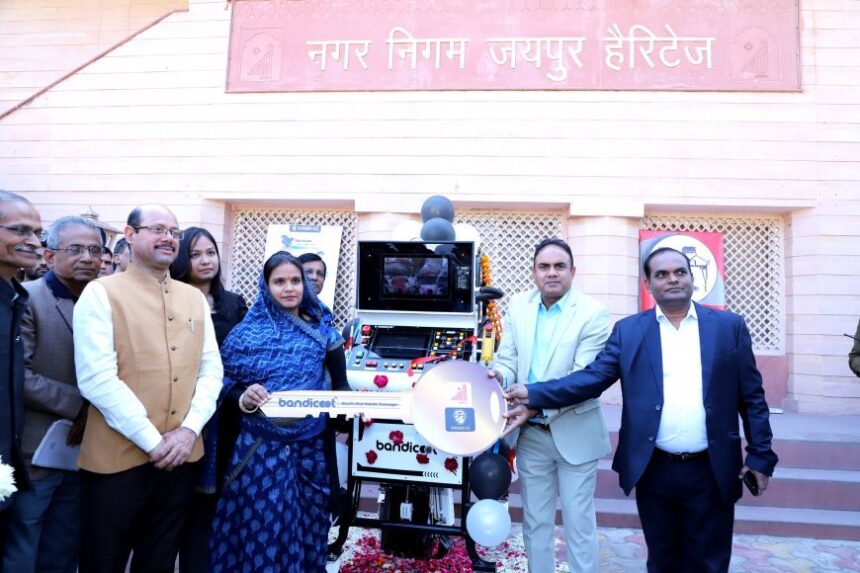 बैंडिकूट रोबोटिक प्रौद्योगिकी का उपयोग करते हुए जयपुर नगर निगम स्वच्छता में क्रांति ला रही है