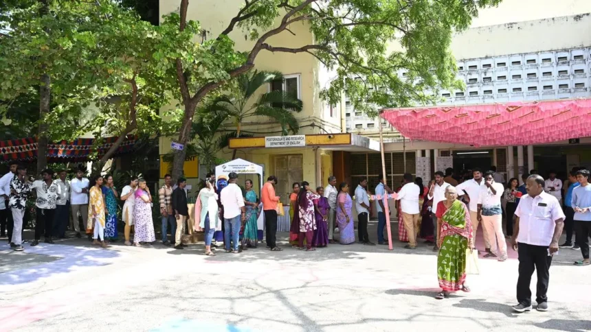 Tamil Nadu sees robust voter turnout in a three-cornered fight