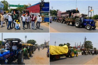 हरदा किसान आंदोलन: हजारों ट्रैक्टरों से घिरा शहर, मांग पूरी होने तक डटे रहेंगे किसान