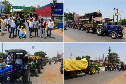 हरदा किसान आंदोलन: हजारों ट्रैक्टरों से घिरा शहर, मांग पूरी होने तक डटे रहेंगे किसान
