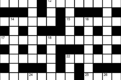 The Hindu Sunday crossword no. 54