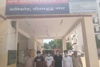 ग्रेटर नोएडा : दीपक हत्याकांड के फरार आरोपियों से पुलिस की मुठभेड़, दो बदमाश गोली लगने से घायल