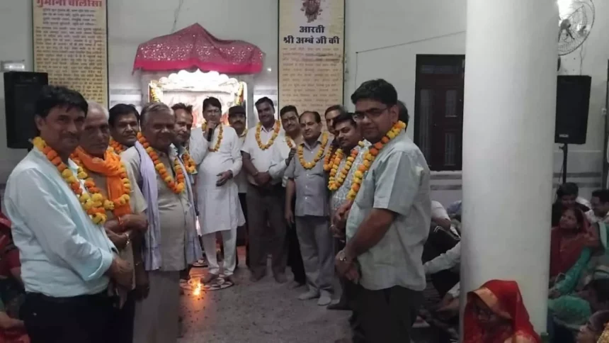 गंगापुर सिटी: करणपुर धाम में मातारानी के जागरण में उमड़ा जनसैलाब