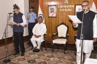BJP MLA Tapas Roy sworn in as Pro-tem Speaker of West Bengal Assembly