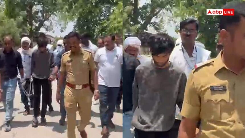 अमरावती सेक्स स्कैंडल के आरोपी की निकाली गई परेड, 7 दिन की पुलिस हिरासत में भेजा गया