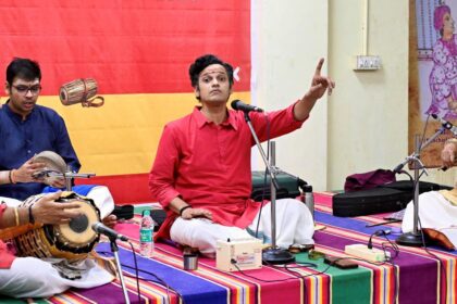 T.V.S. Mahadevan excels in swarakalpana segments, though an excess of it dilutes the impact