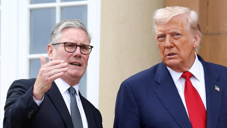 Trump threatens Starmer with ‘big tariff’ over tech tax, Telegraph reports