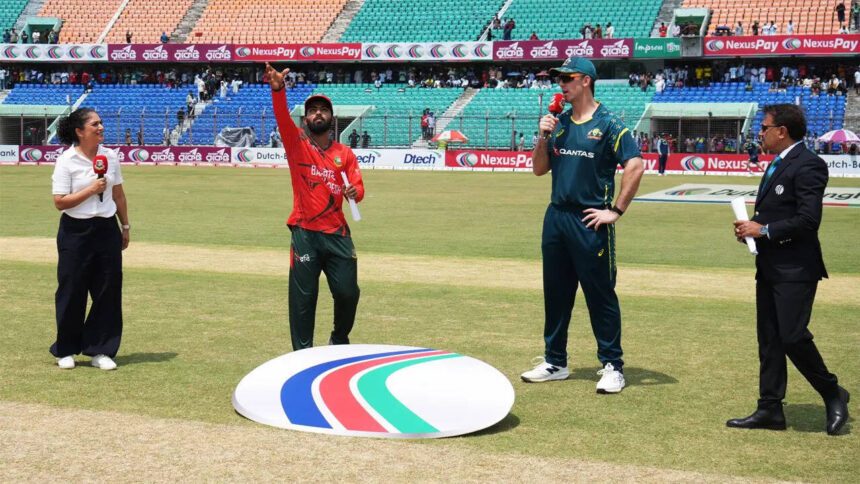 Bangladesh vs Australia 1st T20I Live Score