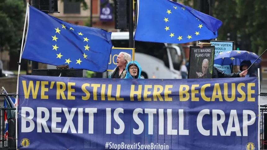 New referendum would flip Brexit result 10 years on, poll finds