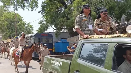 मध्य प्रदेश उच्च न्यायालय के फैसले के बाद भोजशाला परिसर में सुरक्षा के कड़े इंतजाम, 1800 से ज्यादा पुलिसकर्मियों की तैनाती