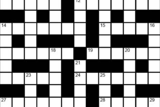 The Hindu Sunday crossword no. 55