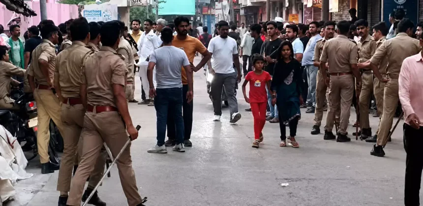 एटा में मोहर्रम जुलूस के दौरान बड़ा हादसा, हाईटेंशन लाइन से टकराया ताजिया, एक युवक की मौत