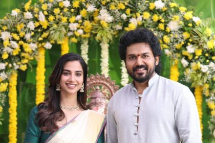 Karthi’s Tamil-Telugu bilingual, co-starring Meenakshi Chaudhary, goes on floors