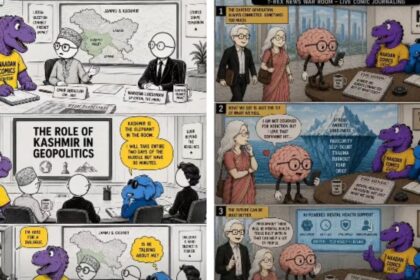 Naadan Comics turn The Hindu Huddle sessions into comics in realtime
