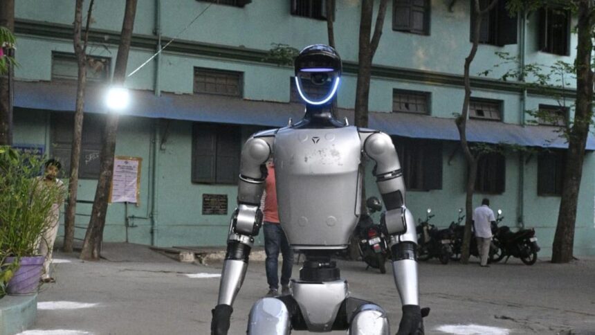 Tamil Nadu elections: Robots greet voters at polling booths in Vellore