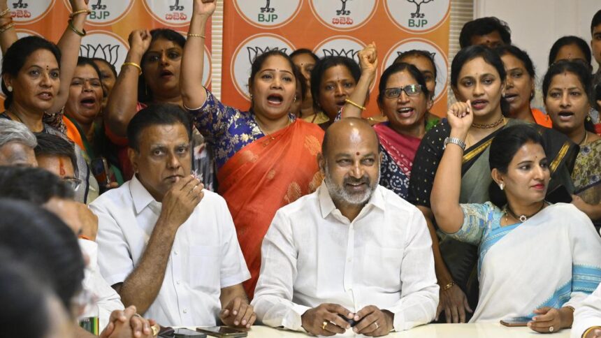 Union Minister Bandi Sanjay alleges ‘smear campaign’ by BRS, denies rumours