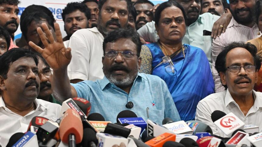 How a bid to make Thirumavalavan Tamil Nadu’s Chief Minister failed