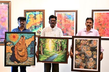 A season of colour: Coimbatore gallery showcases works by Kongu Oviya Kalai Kuzhu