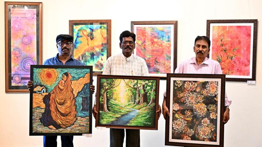 A season of colour: Coimbatore gallery showcases works by Kongu Oviya Kalai Kuzhu