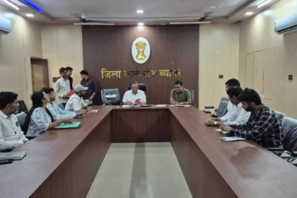 ब्यावर: स्वच्छ भारत मिशन को लेकर ब्रांड एंबेसडर के.के. गुप्ता ने ली बैठक