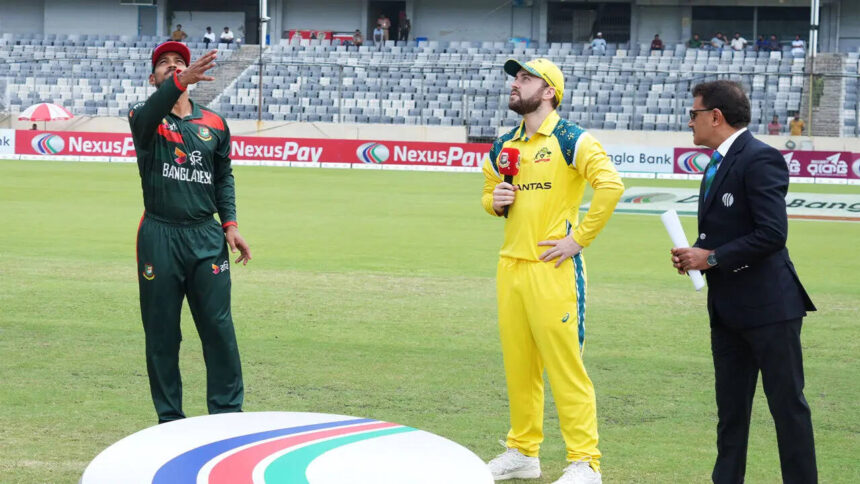 BAN vs AUS Live Score: Bangladesh set a 275-run target for Australia
