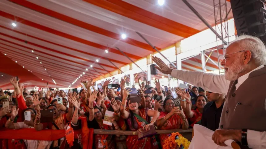 Opposition blocking women’s entry into politics, says Narendra Modi in Varanasi