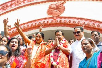 Women of Bengal rejected politics of appeasement: CM, Nabin offer prayers at Kali Mandir
