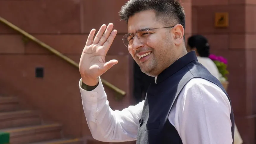 Rajya Sabha now recognises Raghav Chadha, 6 others as BJP MP